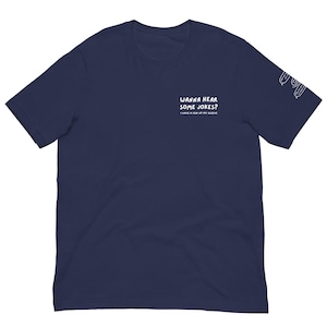 Dad Jokes Shirt, Funny Jokes Shirt, Jokes on Sleeve Shirt, Gag Gift for Friend, Dad Birthday Gift Shirt, Dad Christmas Gift Shirt