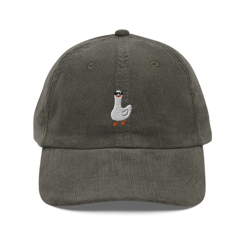 Gods Silliest Goose Hat, Silly Goose, SillyGoose, Funny Corduroy Hat, Cowboy, Goose, Silly Cowboy Goose Hat, Embroidered Hat Gift