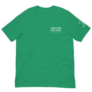 Dad Jokes Shirt, Funny Jokes Shirt, Jokes on Sleeve Shirt, Gag Gift for Friend, Dad Birthday Gift Shirt, Dad Christmas Gift Shirt