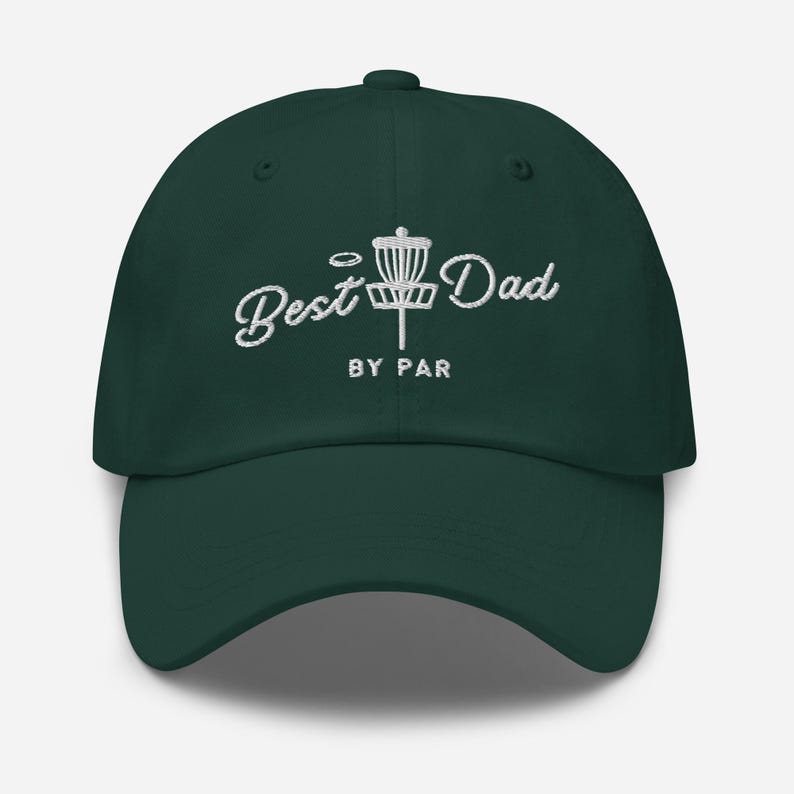 Frisbee Golf Hat, Best Dad By Par Hat, Disc Golf Dad Hat, Father's Day Gift, Disc Golfer Gift, Disc Golfing Hat For Dad, Frisbee Golfing
