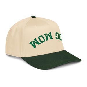 Embroidered Upside Down Dog Mom Hat, Dog Mom Gift, New Dog Mom Cap, Dog Mom Snapback, Mothers Day Dog Mom, Dog Mom Club