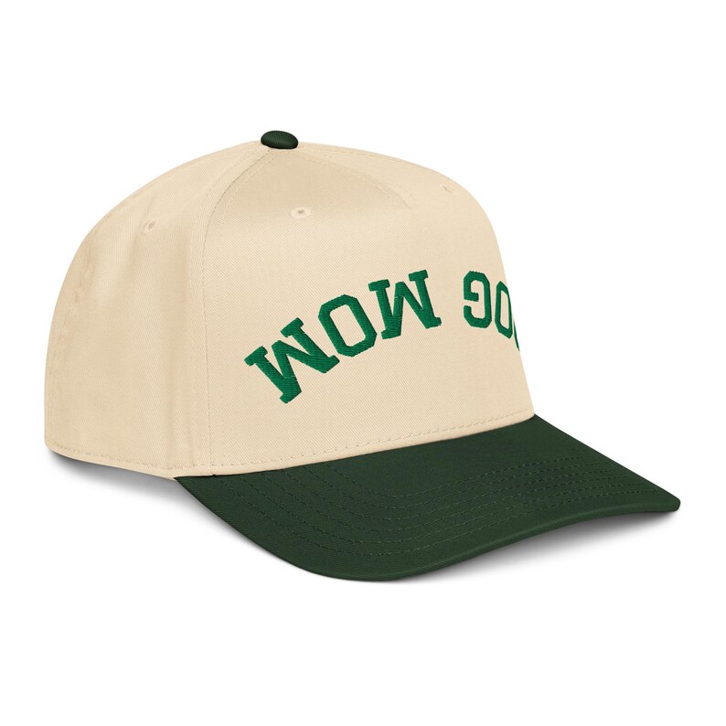 Embroidered Upside Down Dog Mom Hat, Dog Mom Gift, New Dog Mom Cap, Dog Mom Snapback, Mothers Day Dog Mom, Dog Mom Club