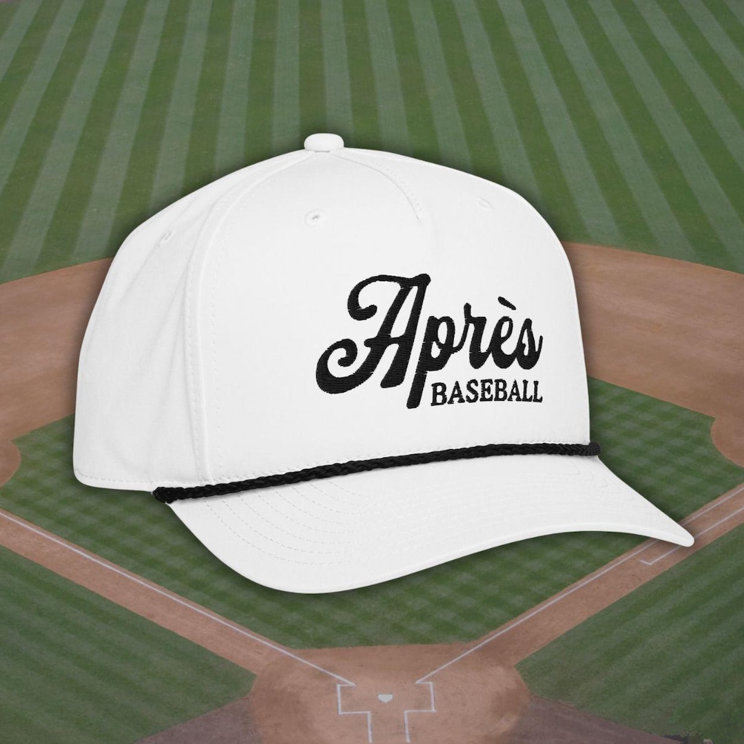Baseball Rope Hat Apres Baseball Hat, Baseball Rope Hat, Embroidered Baseball Hat ...