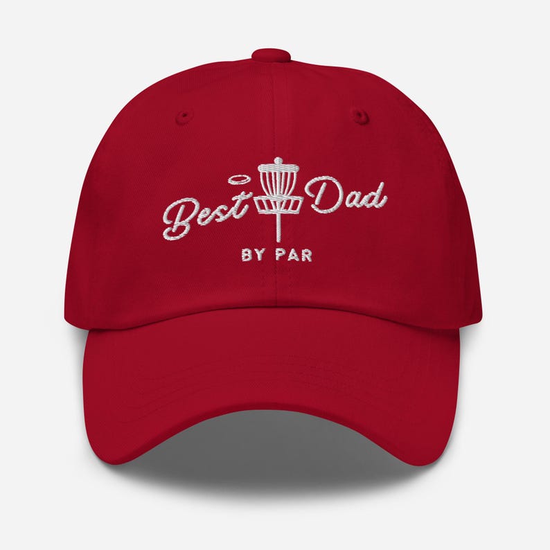 Frisbee Golf Hat, Best Dad By Par Hat, Disc Golf Dad Hat, Father's Day Gift, Disc Golfer Gift, Disc Golfing Hat For Dad, Frisbee Golfing