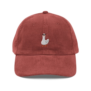Gods Silliest Goose Hat, Silly Goose, SillyGoose, Funny Corduroy Hat, Cowboy, Goose, Silly Cowboy Goose Hat, Embroidered Hat Gift