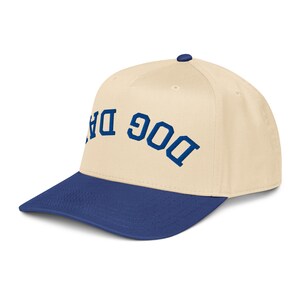 Embroidered Upside Down Dog Dad Hat, Dog Dad Gift, New Dog Dad Cap, Dog Dad Snapback, Fathers Day Dog Dad, Dog Dad Club