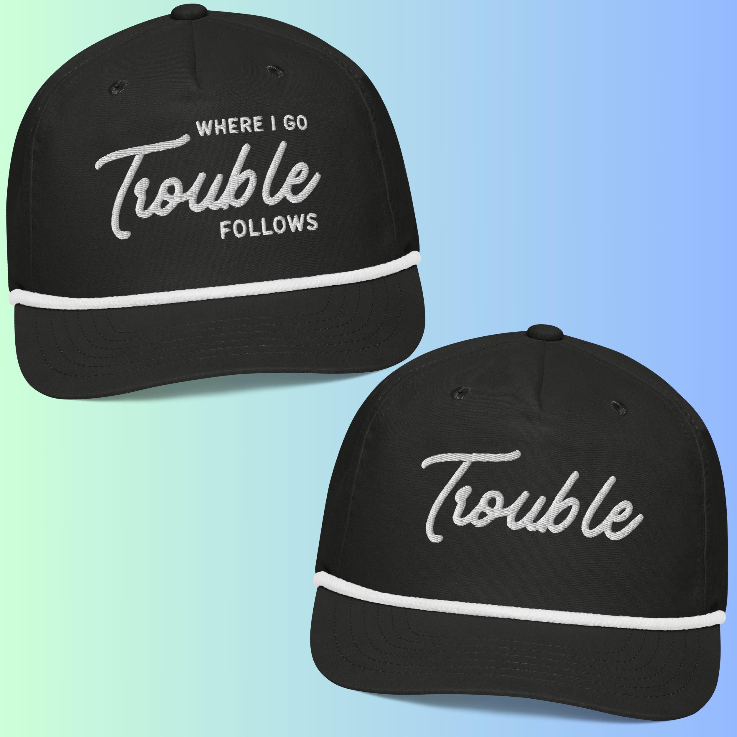Trouble Trucker Hat - Etsy