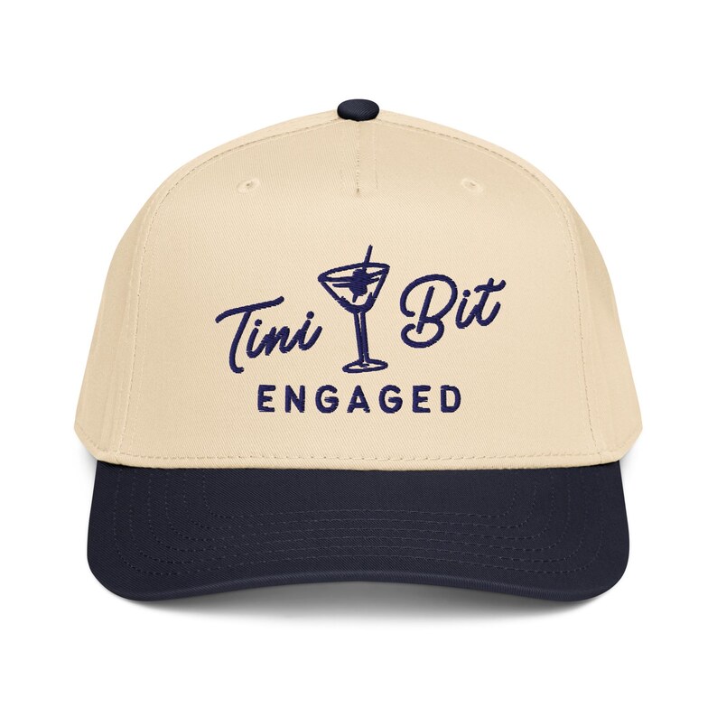 Embroidered Tini Bit Engaged Hat, Dirty Martini Bride Hat, Engagement Gift Hat, Wifey Hat, Bride Hat, Dirty Martini Bride, Newly Engaged Hat