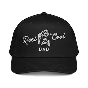 Embroidered Dad Fishing Hat, New Dad Gift, Pregnancy Announcement New Dad, Christmas Gift for Dad, Reel Cool Dad, Fathers Day Gift