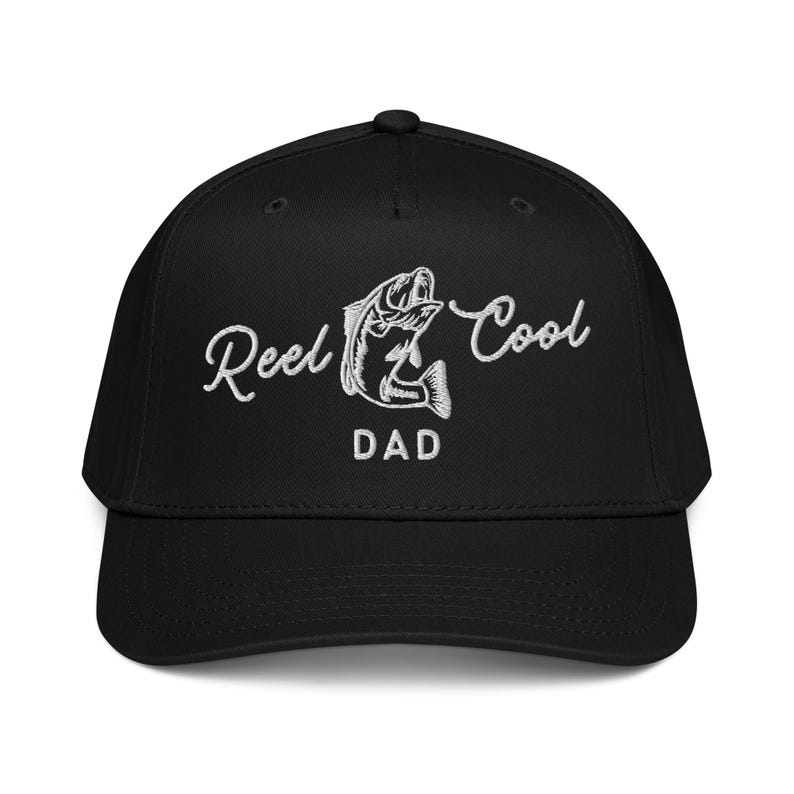Embroidered Dad Fishing Hat, New Dad Gift, Pregnancy Announcement New Dad, Christmas Gift for Dad, Reel Cool Dad, Fathers Day Gift