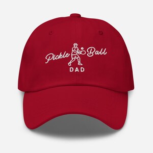 Embroidered Pickleball Dad Hat, Pickleball Hat for Dad, Pickleball Gift Dad, Fathers Day Gift Pickleball, Dad Pickleball Gift