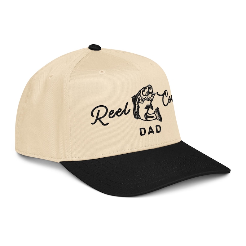 Embroidered Dad Fishing Hat, New Dad Gift, Pregnancy Announcement New Dad, Christmas Gift for Dad, Reel Cool Dad, Fathers Day Gift