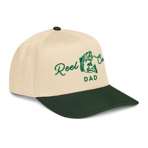 Embroidered Dad Fishing Hat, New Dad Gift, Pregnancy Announcement New Dad, Christmas Gift for Dad, Reel Cool Dad, Fathers Day Gift