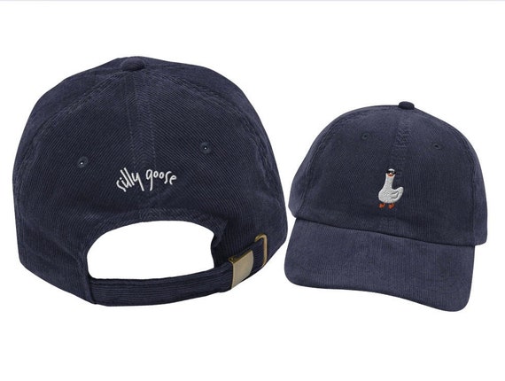 Embroidered Silly Goose Hat, SillyGoose Hat, Funny Embroidered Hat Gift, Funny Gift Hat, Funny Corduroy Hat, Goose Lover Gift, Silly Goose
