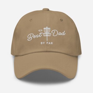 Frisbee Golf Hat, Best Dad By Par Hat, Disc Golf Dad Hat, Father's Day Gift, Disc Golfer Gift, Disc Golfing Hat For Dad, Frisbee Golfing