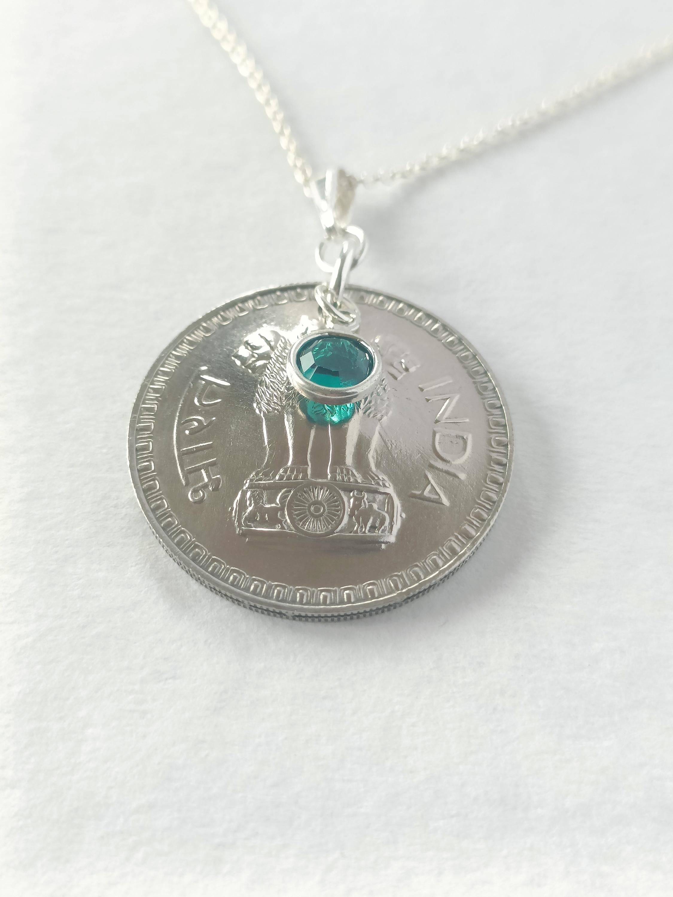 India Rupee Necklace - Etsy