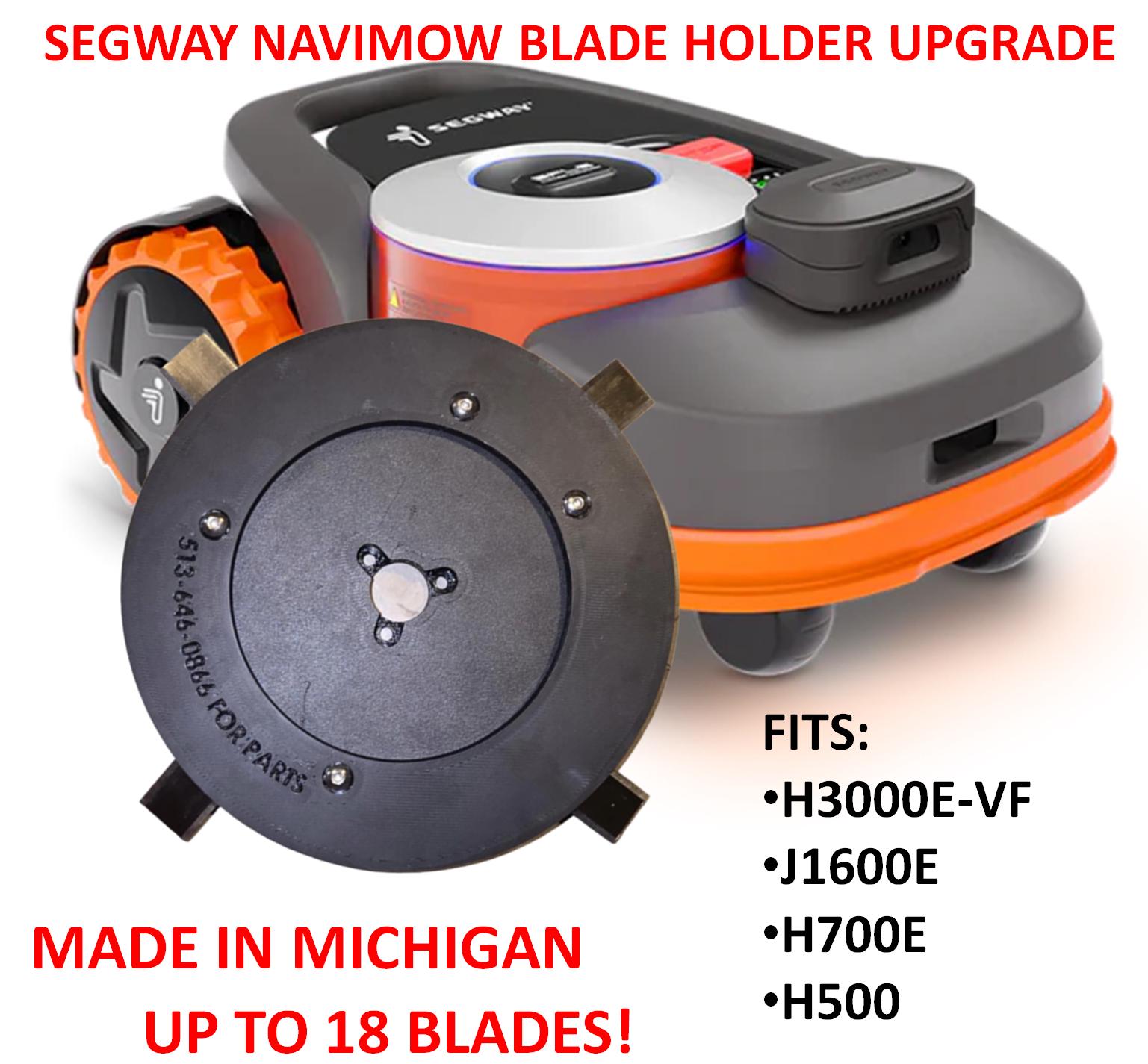 Disco De Cuchillas Para Robot Cortacésped Segway Navimow – Compatible Con I105E, I108E E I110n, Incluye 6 Cuchillas Y 6 Tornillos