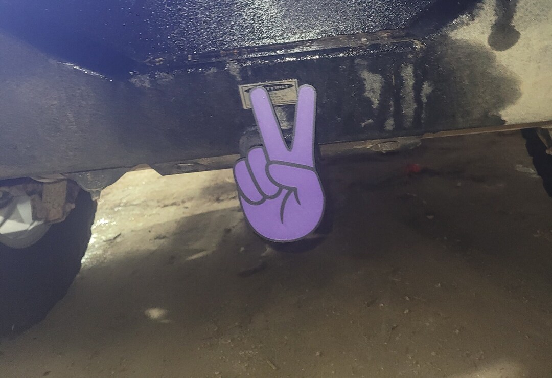 Jeep Wave Trailer Hitch Cover for 2 Trailer Hitches Lots Etsy