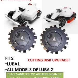 Cutting Discs with Blades Installed!- Fits Luba/Luba 2 - 18 Blade ( 1x9 or 2x 9 blades heavy duty)