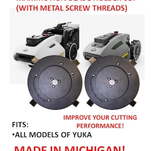 Shielded Cutting Discs with Blades Installed!- Fits YUKA 4, 5, 6, Blade options