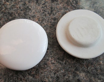 Ceramart uk white Ceramic Sink Tap Hole Blanking Cover Disc Stopper Plug