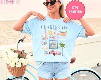Charleston Comfort Color Tshirt, South Carolina Shirt