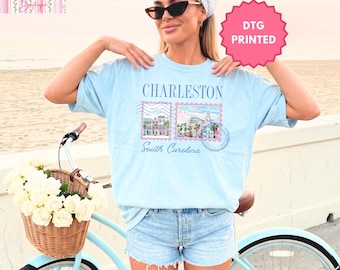 Charleston Comfort Color Tshirt, South Carolina Shirt