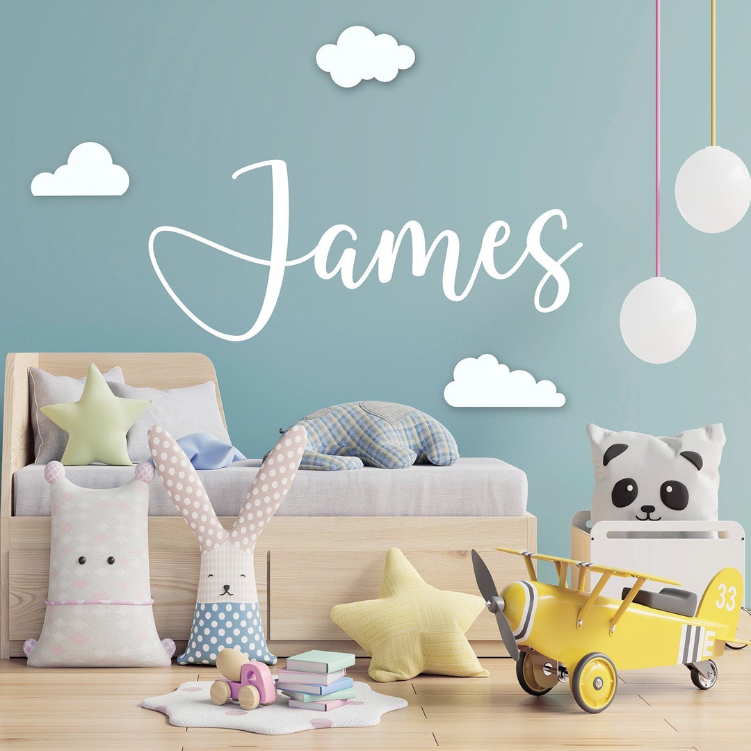 Personalized Wall Decal. Child's Name Decal. Vinyl Sticker With Child's ...