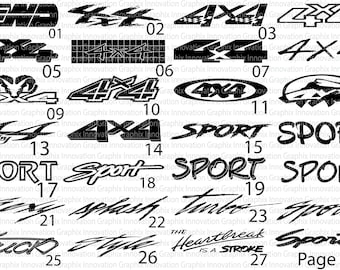 4x4 Sport Mud Life Sticker – Heavy Duty Vinyl for Jeep, Truck, SUV
