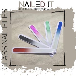 Glass Nail Files - Crystal Nail File - Double Sided Nail File