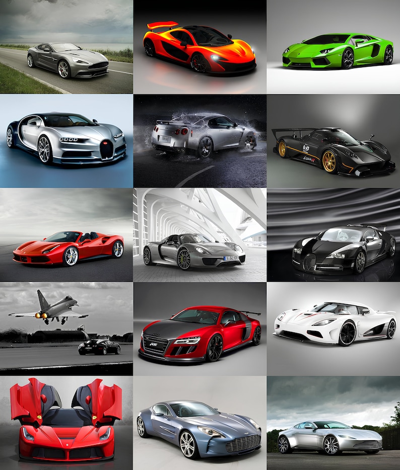 Exotic Car Icons Ferrari, Lamborghini, Mclaren, Bugatti, AMG ...