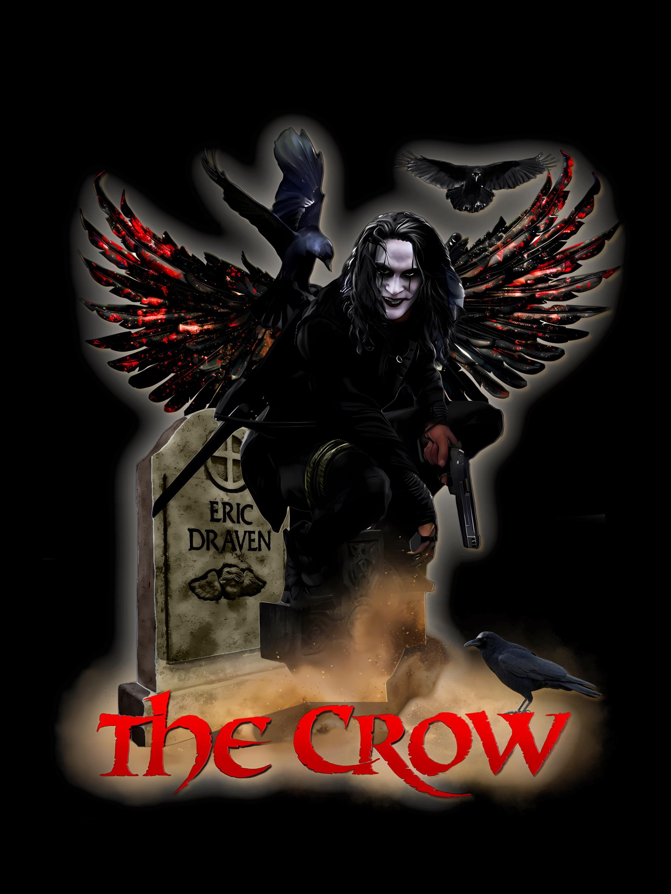 Brandon Lee ブランドン リー クロウ THE CROW ポスター Vintage 1994 Original The Crow Black Light Poster Brandon