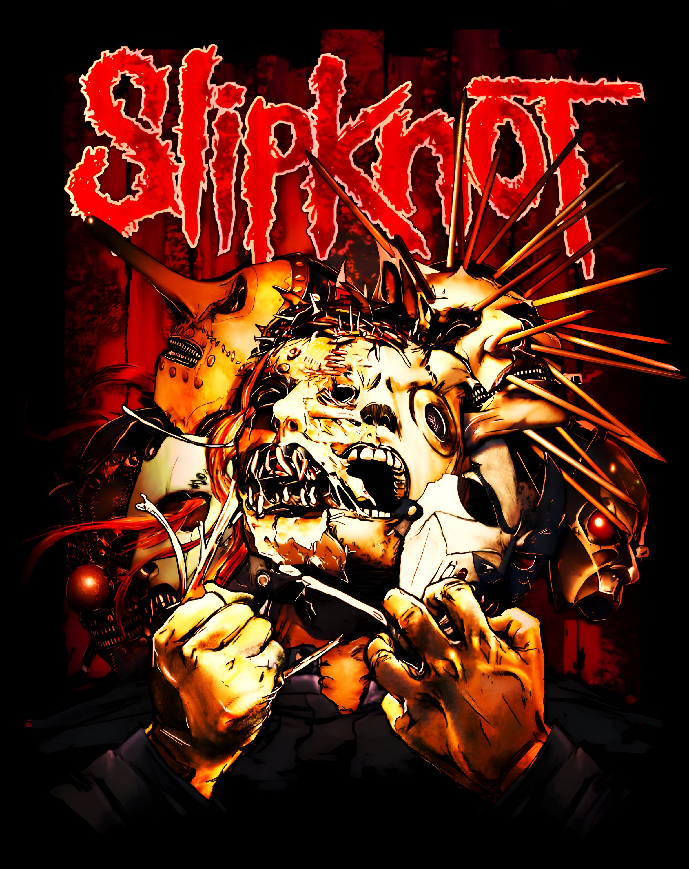 Metal Icons Series 1 - SLIPKNOT! All Photos Are Suitable for