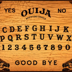 ¡Nuevo! Tabla de Espiritismo/Ouija Estándar - 3 descargas digitales en PDF - Lea la descripción completa - Solo 3 descargas digitales en PDF.