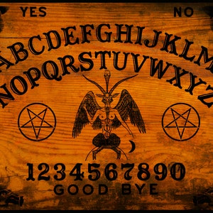 Nuova tavola spirituale "Plank"/tavola Ouija. Download digitale AI PNG per la massima qualità.