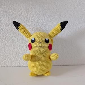 Peluche Pikachu all&#39;uncinetto - Fatto a mano