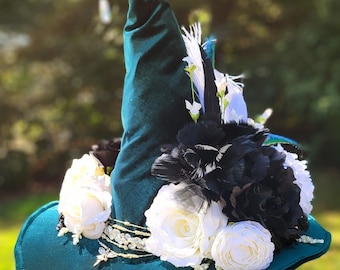 Custom Witch Hat - Made to Order - Choose your color and design!