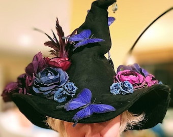 Custom Witch Hat - Made to Order - Choose your color and design!