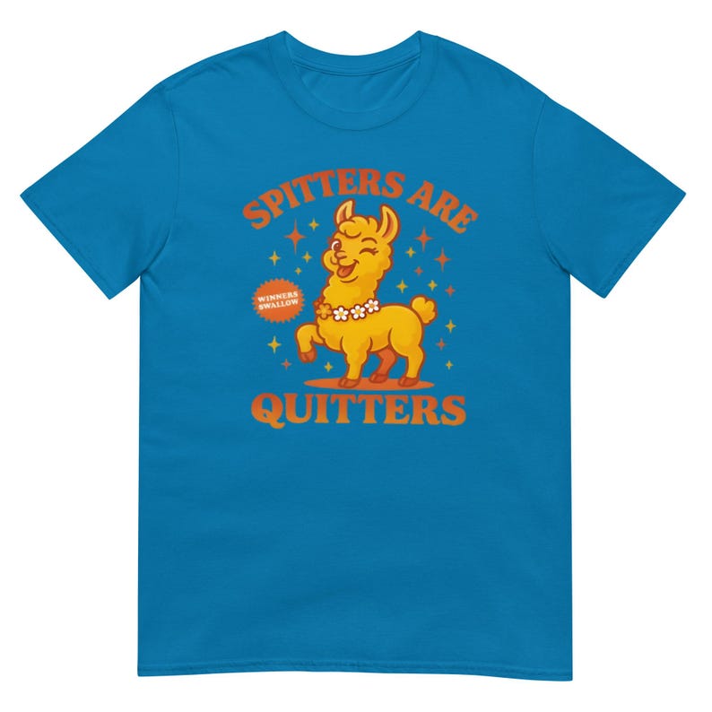 Spitters Are Quitters shirt, funny casual tee for smokers quitting, perfect motivational gift for him or her