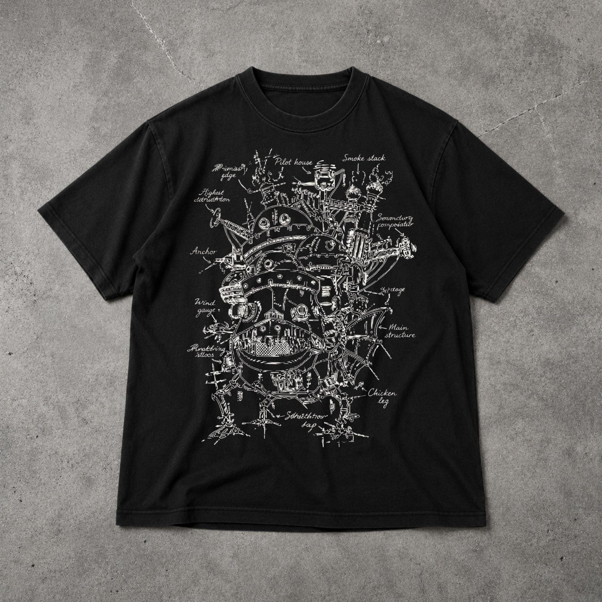 Howls moving castle shirt - Etsy 日本