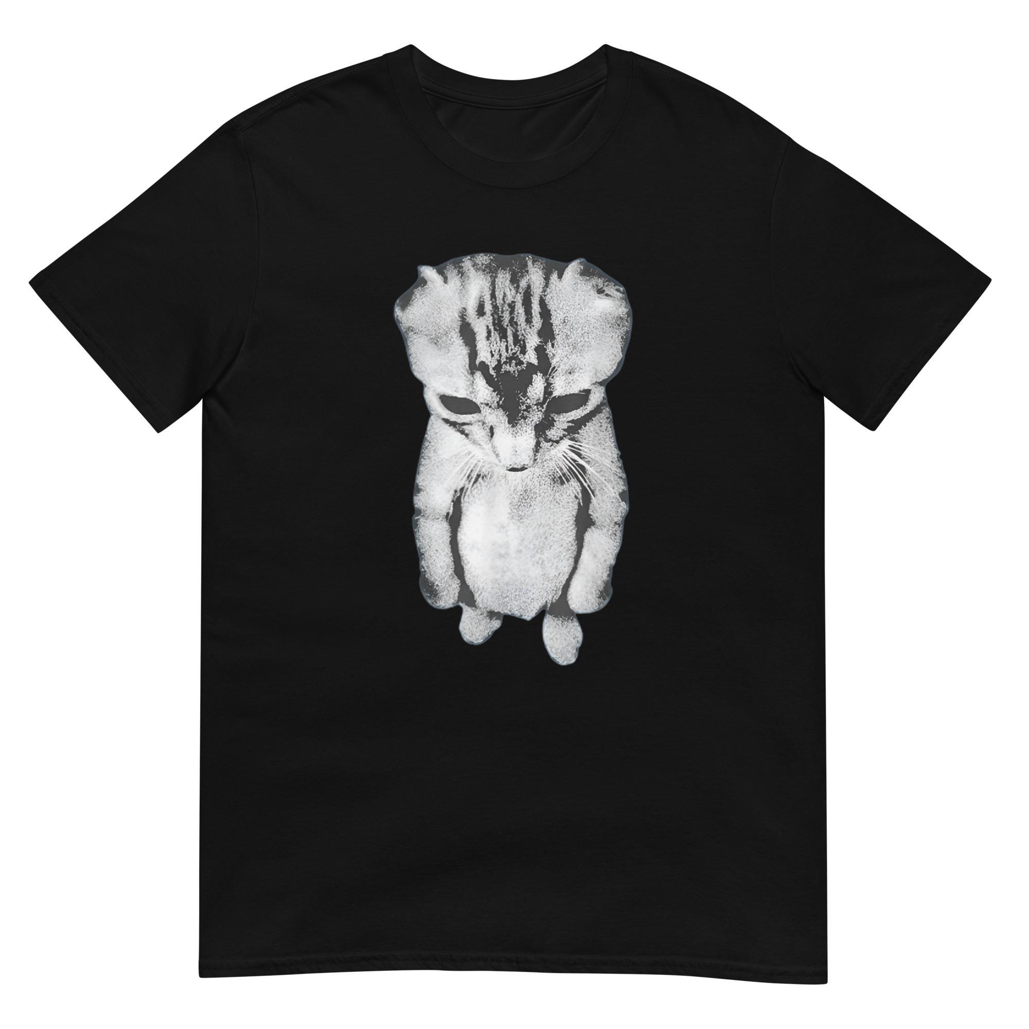 Sad Kitten Meme Standing Cat T-shirt, Cute Funny Cat Meme Tee, Cat ...