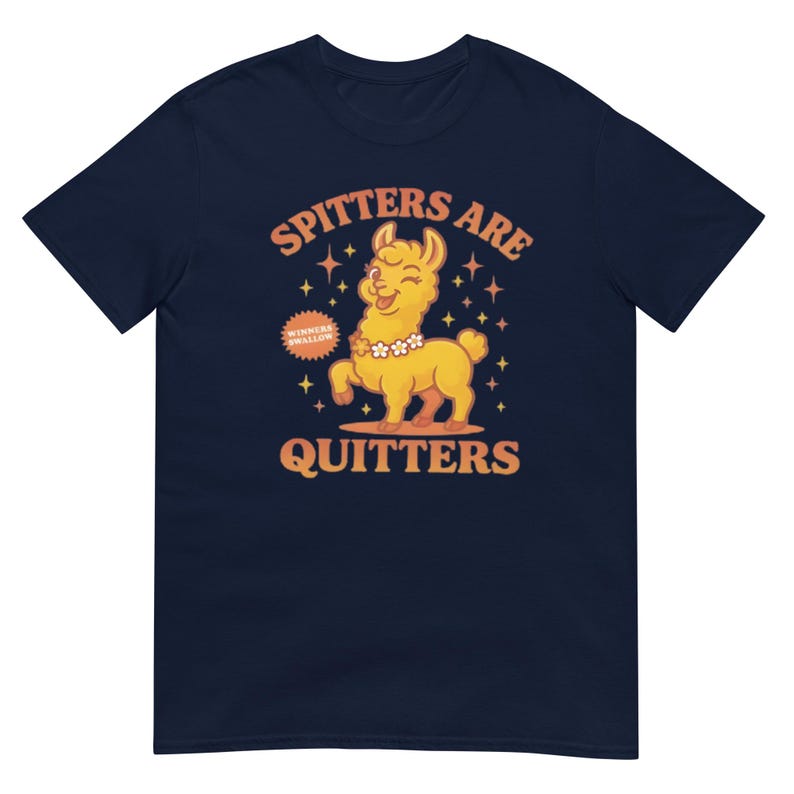 Spitters Are Quitters shirt, funny casual tee for smokers quitting, perfect motivational gift for him or her
