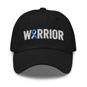 Cervical Cancer Warrior Hat with Teal Cancer Ribbon Color | Baseball Cap