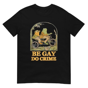 Be Gay Do Crime Frog  Shirt