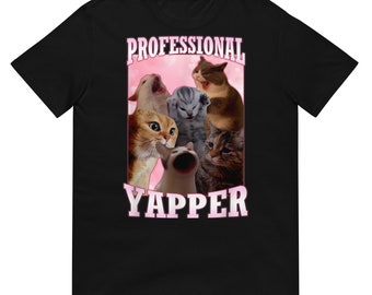 Professional Yapper Funny Cat T-Shirt