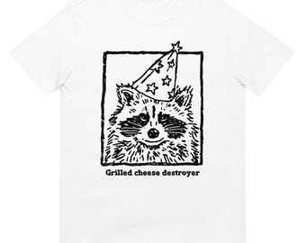 Grilled Cheese Destroyer T-Shirt, Funny Foodie Graphic Tee
