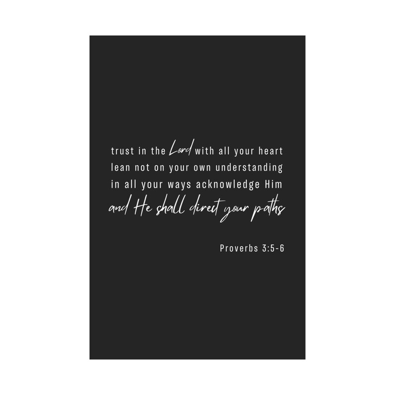 PROVERBS 3 5 6 Wall Art Print Etsy proverbs-of-the-day-for-android