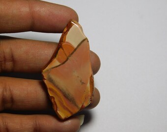 Polychrome Jasper Slice Cabochon Polychrome Jasper Gemstone Handmade Jewelry use for Meditation 54cts. (51X26)mm.