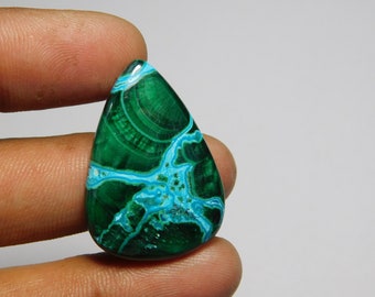 Amazing Quality Azurite Malachite Gemstone Natural Azurite Malachite Handmade Azurite Malachite With Good feelings 40Cts.(32X22mm)