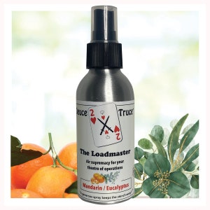 Deuce Truce - Before You Go Toilet Spray - Mandarin Eucalyptus - 4 fl oz - Strong, Effective, Easy To Use - Scent, The Loadmaster